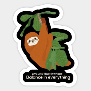 Sloth Sticker